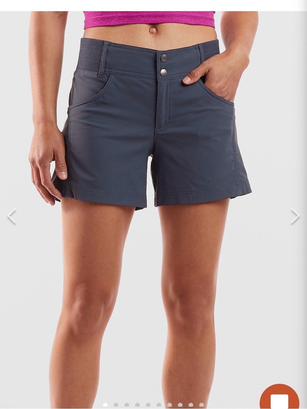 Title Nine Recycled Clamber 2.0 Hiking Shorts 5" navy